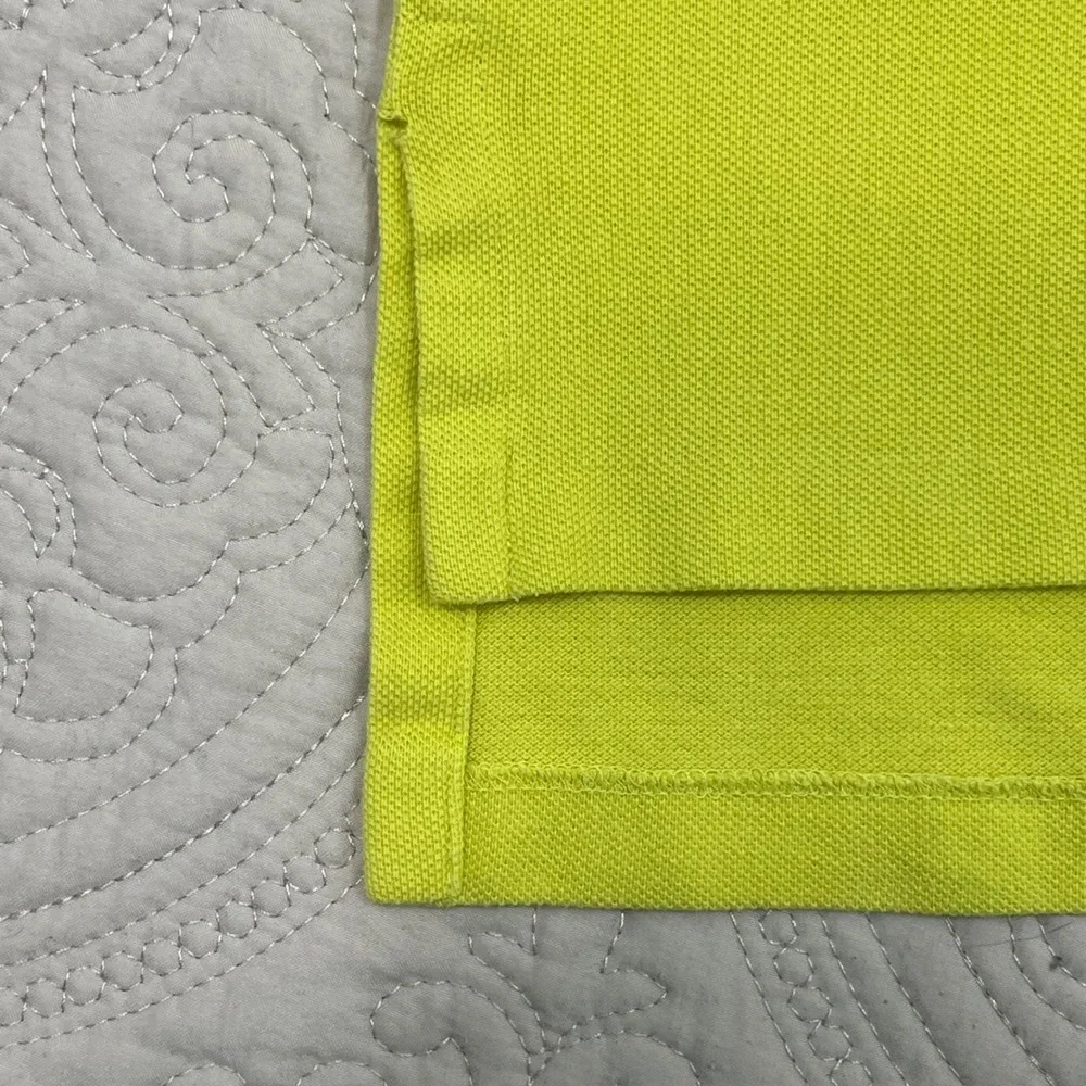 Polo Ralph Lauren Mens Custom Fit Polo Shirt Chartreuse‎ Blue Pony Small S/Pe